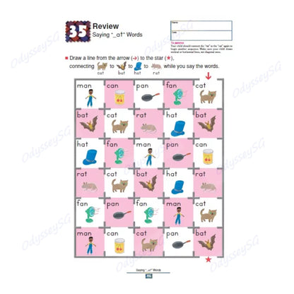 Kumon - My Book of Rhyming Words -Age 4-6