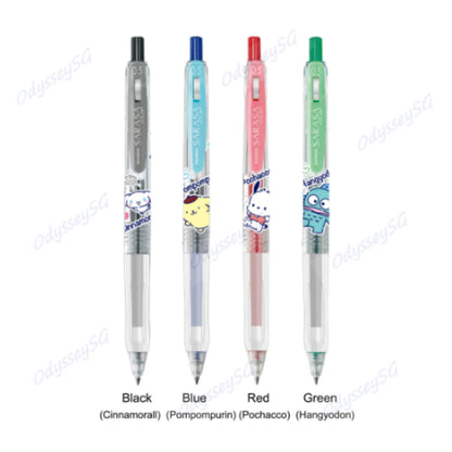 Zebra Sarasa Clip Pens - Set of 4 Pens - Sanrio Balancing Game Edition