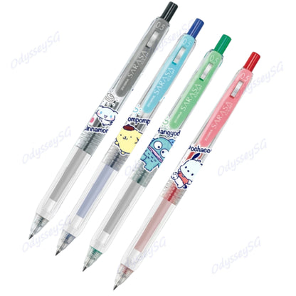 Zebra Sarasa Clip Pens - Set of 4 Pens - Sanrio Balancing Game Edition