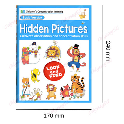 Hidden Pictures Activity Book - 2 Book Set - Age 3 and above