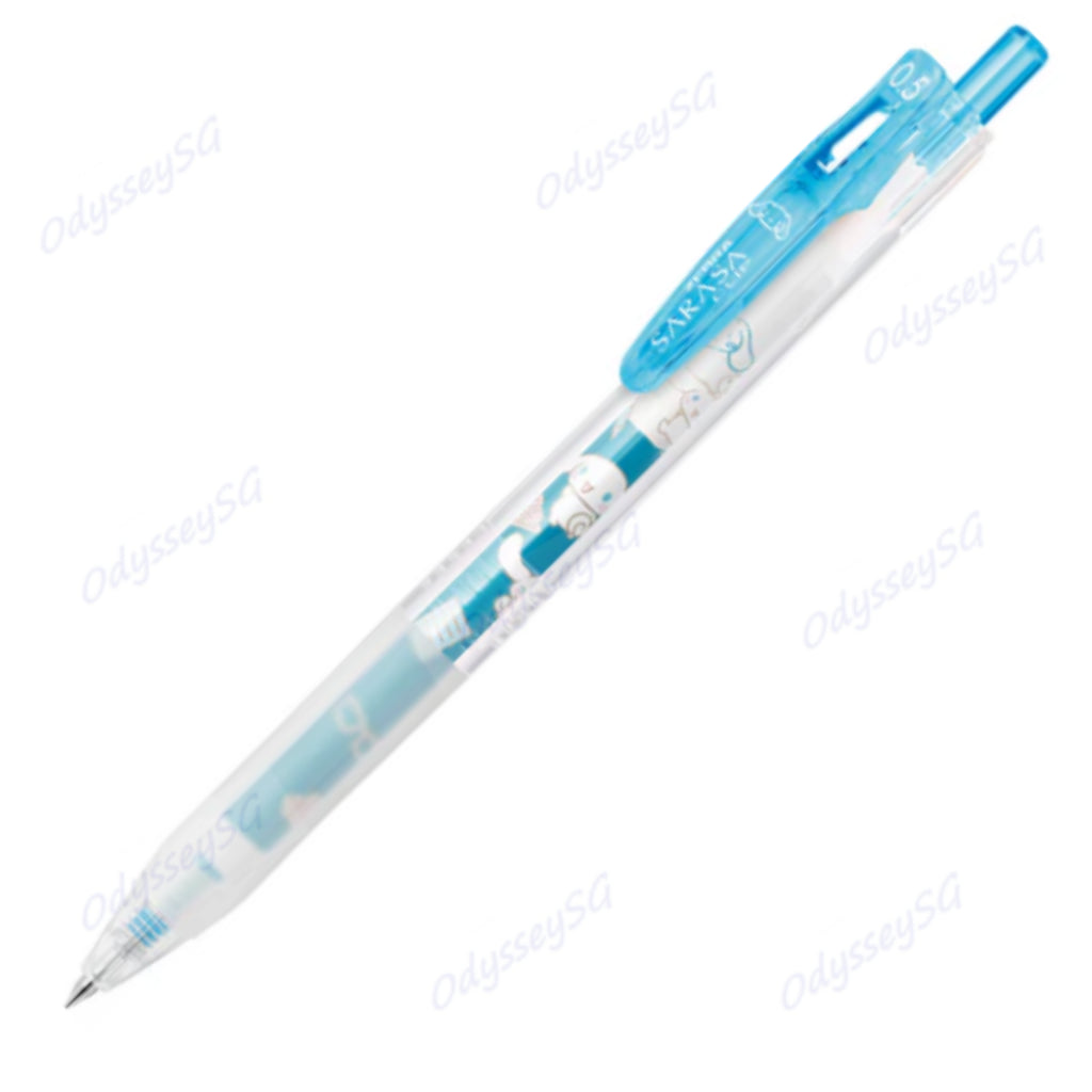 Zebra Sanrio Sarasa Clip Rollerball Gel Pen – 0.5mm Cute Kawaii Pen – Kuromi / Hello Kitty