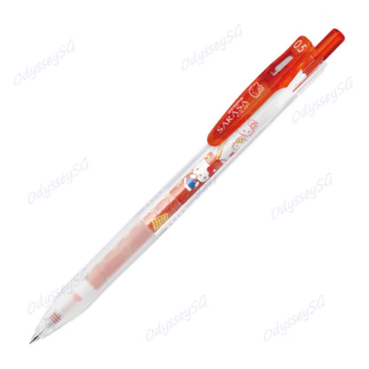 Zebra Sanrio Sarasa Clip Rollerball Gel Pen – 0.5mm Cute Kawaii Pen – Kuromi / Hello Kitty