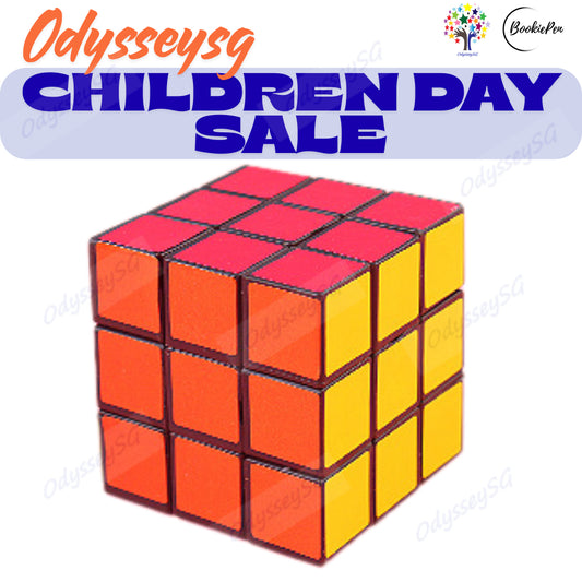 3x3 Cube Puzzle – Solid Color Speed Cube 5.2cm – Magic Cube Toy Kids Gift Goodie Bag Party Favour
