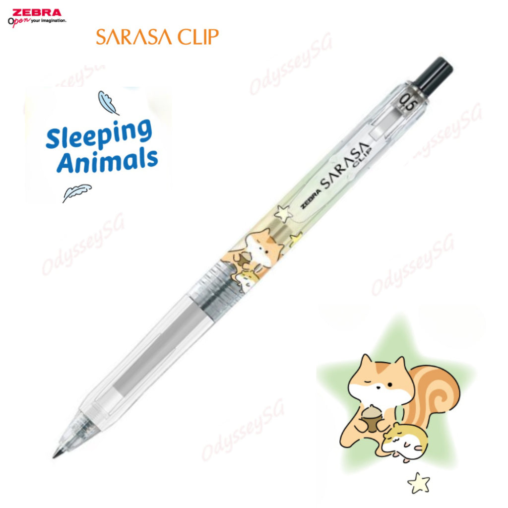 ZEBRA Sarasa Gel - Limited Edition pens - Luck  series / Dot  - 0.5mm - Blue / Black / Red  /Green Pen - Kawaii Design