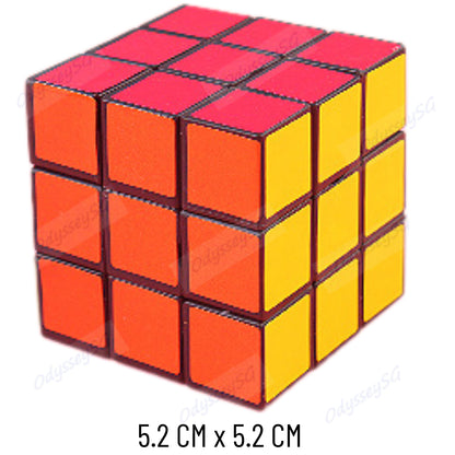 3x3 Cube Puzzle – Solid Color Speed Cube 5.2cm – Magic Cube Toy Kids Gift Goodie Bag Party Favour