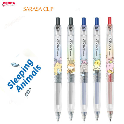 ZEBRA Sarasa Gel - Limited Edition pens - Luck  series / Dot  - 0.5mm - Blue / Black / Red  /Green Pen - Kawaii Design