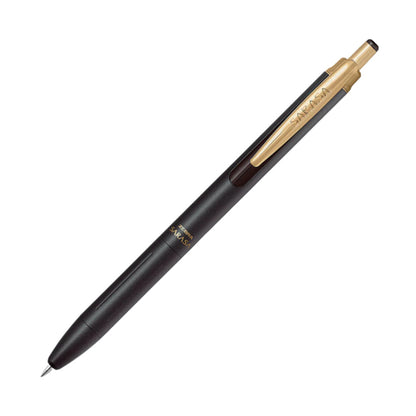 Zebra Sarasa Grand Vintage Gel Pen 0.5mm – Red Black | Cassis Black | Sepia Black | Premium Metal Body