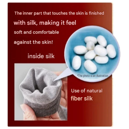 CERVIN Ankle Warmer Supporter - Cold Feet & Joint Pain Relief - Far Infrared Silk Heel Guard - Made in Japan