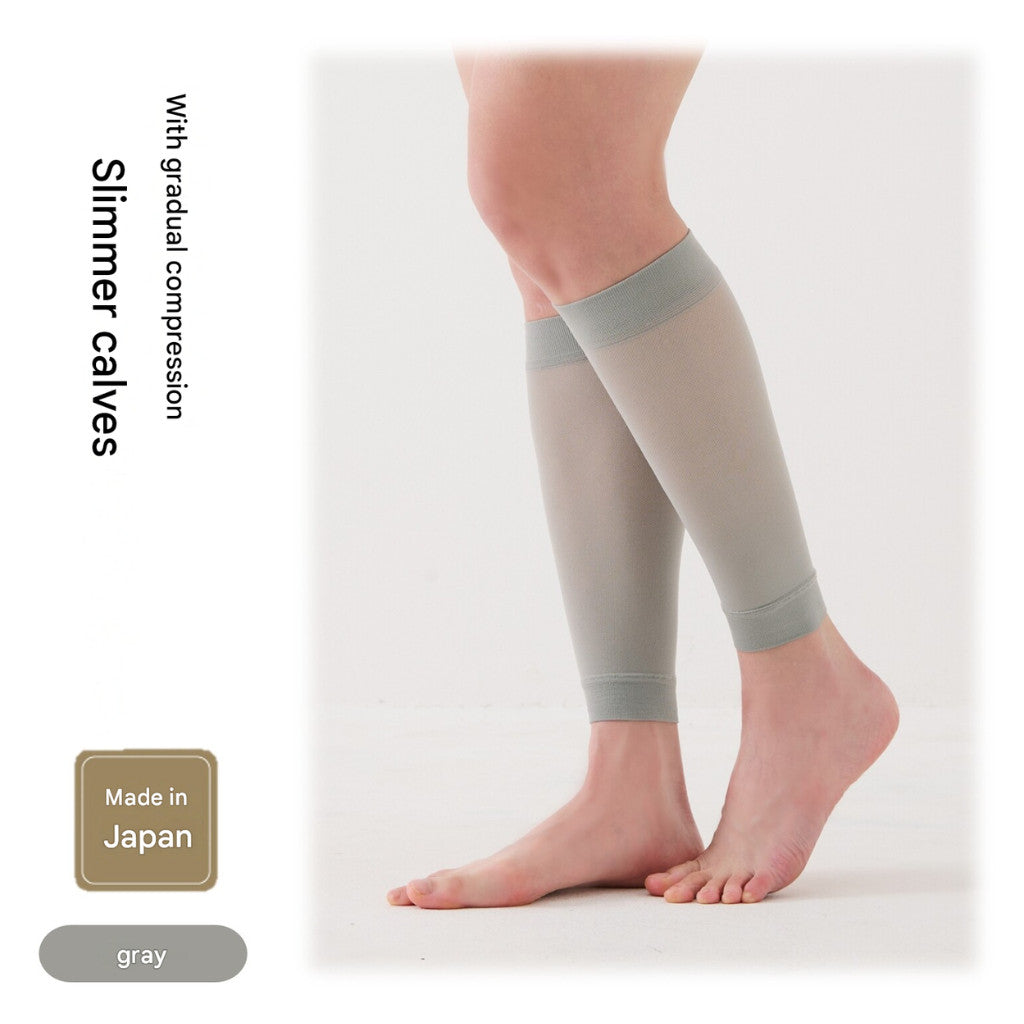 CERVIN Made in Japan Ultra-Thin Mesh Calf Compression Sleeves (1 Pair) | Breathable Leg Support | Travel Work Walk