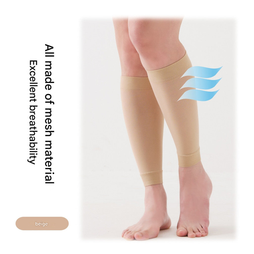 CERVIN Made in Japan Ultra-Thin Mesh Calf Compression Sleeves (1 Pair) | Breathable Leg Support | Travel Work Walk