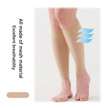 CERVIN Made in Japan Ultra-Thin Mesh Calf Compression Sleeves (1 Pair) | Breathable Leg Support | Travel Work Walk