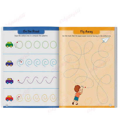 101 Pencil Tracing Activity Book for Kids – Pre-Writing, Fine Motor Skills & Hand-Eye Coordination