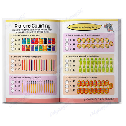 My Big Book Of Patterns And Pencil Control - Children Activity Book Patterns, Numbers 1-20 Alphabets