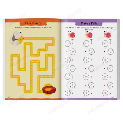 101 Pencil Tracing Activity Book for Kids – Pre-Writing, Fine Motor Skills & Hand-Eye Coordination