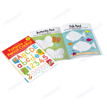 My Big Book Of Patterns And Pencil Control - Children Activity Book Patterns, Numbers 1-20 Alphabets