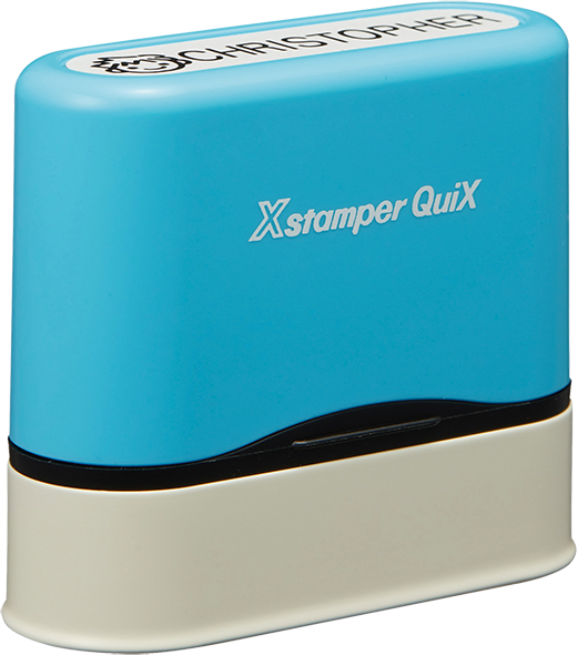 Rectangle Name Stamp - Suitable for Fabric, Wood, Metal, Plastic and Paper