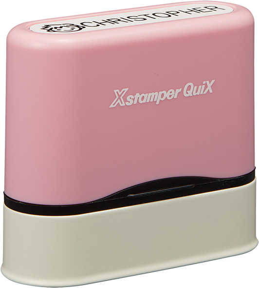 Rectangle Name Stamp - Suitable for Fabric, Wood, Metal, Plastic and Paper